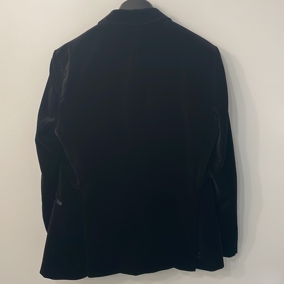 Boss Hutson Velvet Slim Fit Dinner Jacket - Picture 7 of 9